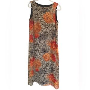 Virgo Floral Sleeveless Maxi Dress Size 14